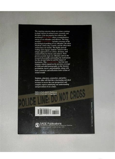 Sex Crimes Patterns And Behavior Second Edition By Stephen Ronald Holmes Paperback 2001 Etsy