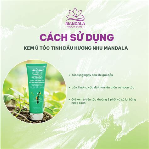 Kem Ủ Tóc Tinh Dầu Hương Nhu Mandala có gì hot Mandala Beauty Care Mỹ Phẩm Thiên Nhiên