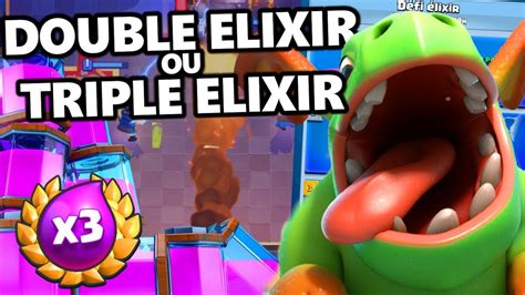 LE DECK DEFI DOUBLE / TRIPLE ELIXIR || Beatdown Golem - YouTube