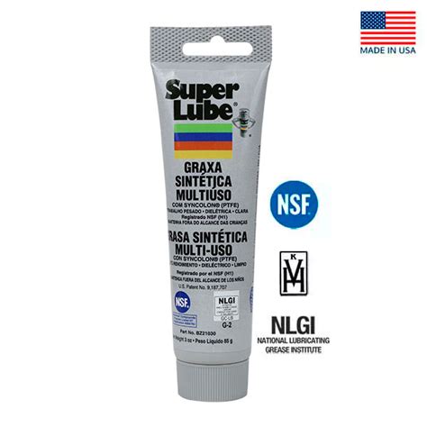 Graxa Multiuso Sintetica Super Lube Syncolon Ptf Bz