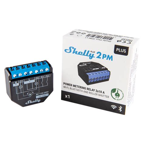 Shelly Plus Pm Shelly Smart Wi Fi Relay With Power Monitoring