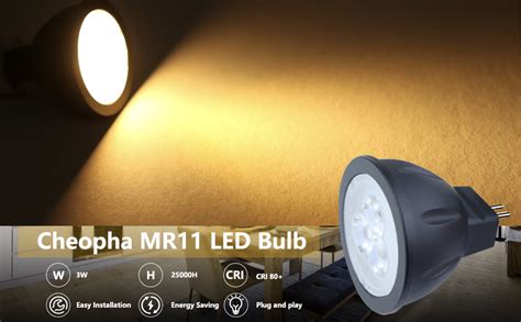 Cheopha MR11 LED Bulb 12V GU4 LED Bulb 20W 35W Halogen Light Bulb