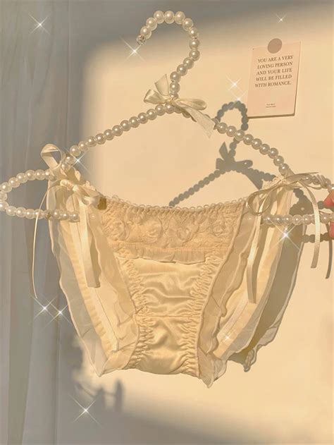 Lingerie Japonaise Sexy Pour Filles Sous V Tements En Coton Pour Femmes Culotte Lacets Des Deux