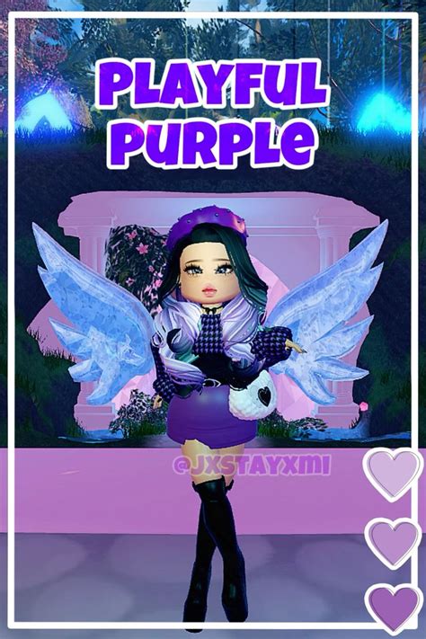 Royale High Playful Purple Outfit Idea ☂️ In 2024