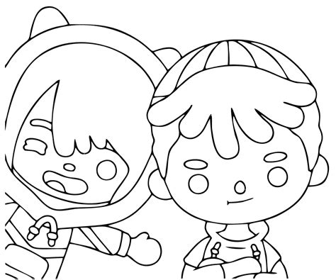 Распечатать раскраски тока бока маленькие