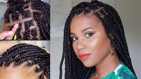 Rubber Band Crochet Box Braid Method Beginner Friendly Box Braids Styling Crochet Box Braids