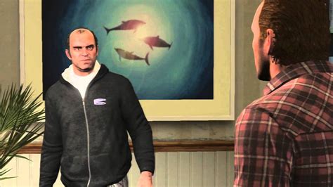 Grand Theft Auto V Trevor Floyd Wade Mr Raspberry Jam Cutscene