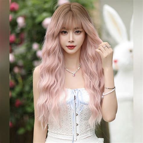 Парик для девушек в стиле осень-зима с натуральным волосом и легким ...