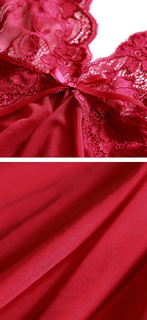 Lace Babydoll Sexy Lingerie Set Strap Nightwear Chemise Lingerie Large Black At Amazon Women