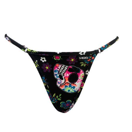 Sugar Skull Mini Bikini Bottom Micro Gigi