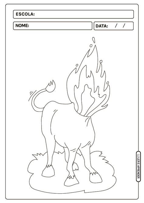 20 Desenhos de personagens do folclore para colorir - Lendas brasileiras