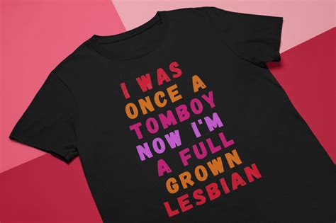Tomboy Lesbian Pride Shirt Butch Femme Dyke Wear Lgbtq Queer Etsy