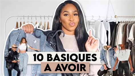 10 BASIQUES À AVOIR ABSOLUMENT DANS TA GARDE ROBE Créer sa garde robe