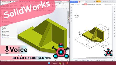 Solidworks D Cad Exercises Studycadcam Solution Tutorial