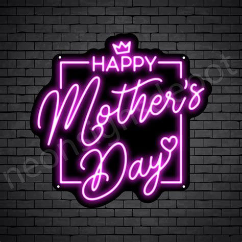 Happy Mothers Day V7 Neon Sign Neon Signs Depot