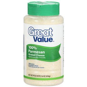 Great Value Grated Parmesan Cheese Oz Walmart Parmesan