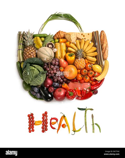 Health Food Handbag Stock Photo Alamy