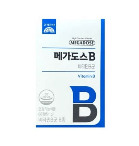 고려은단 메가도스b 비타민b군 850mg X 60정 6박스 티몬