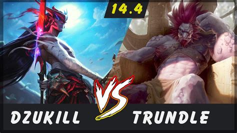 Dzukill Yone Vs Trundle TOP Patch 14 4 Yone Gameplay YouTube