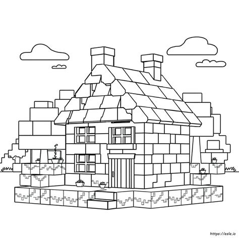 giant minecraft house 9