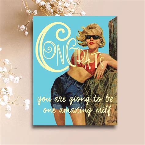 MILF Greeting Card Peepa S