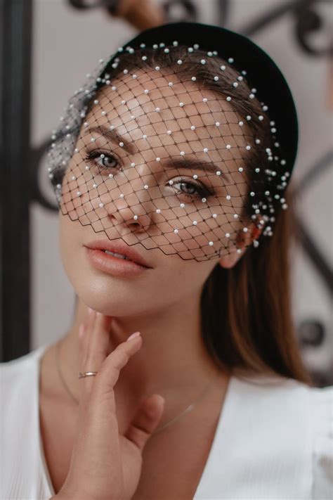 Вуаль на лицо - 59 фото