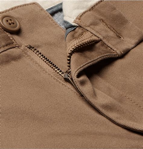 J Crew 484 Slim Fit Stretch Cotton Twill Chinos Men Brown J Crew