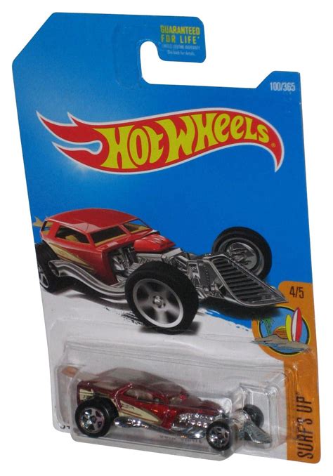 Hot Wheels Surf S Up Red Surf Crate Toy Car Walmart