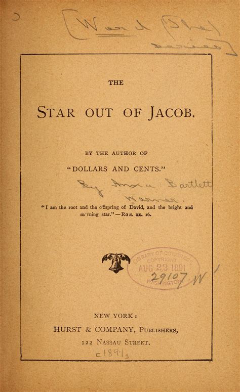 The Star Out Of Jacob Library Of Congress