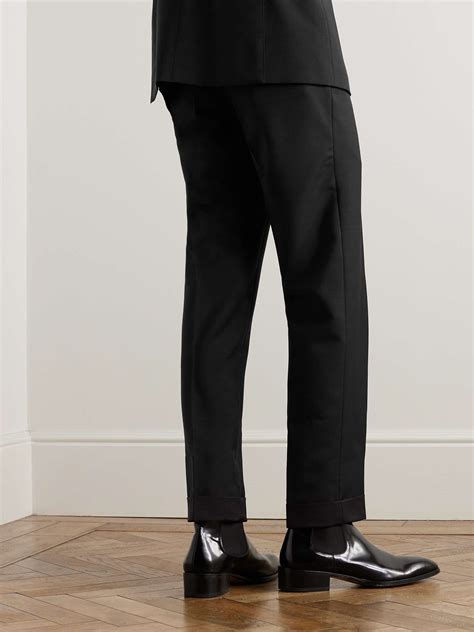 TOM FORD O Connor Slim Fit Mohair And Wool Blend Trousers For Men MR