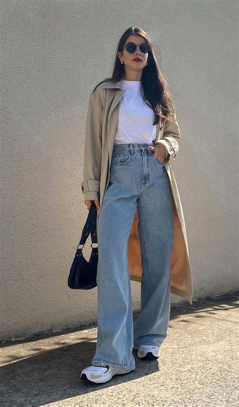 Looks T Shirt Para Trabalhar Guita Moda In 2024 Wide Leg Jeans