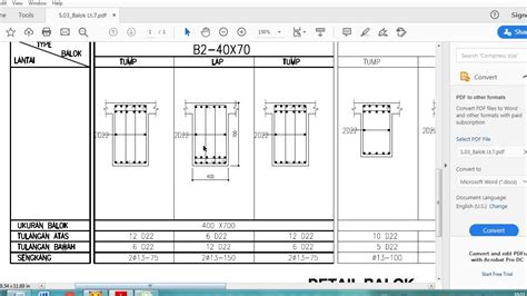 Tutorial Perhitungan Penulangan Balok Dan Kolom Menggunakan Software