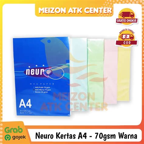 Neuro Kertas Hvs A4 Warna 70gr 1 Pack Lazada Indonesia