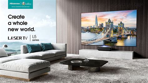 Hisense Laser TV 100L5F Ultra HD/4K : HDR, 2 700 lumens et 100'' à ...