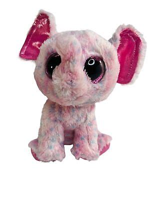 Ty Beanie Boos Ellie The Pink Elephant Plush Toy Glitter Eyes Ebay