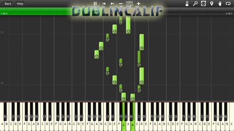 Undertale Fallen Down Reprise Theme Piano Tutorial Synthesia Youtube