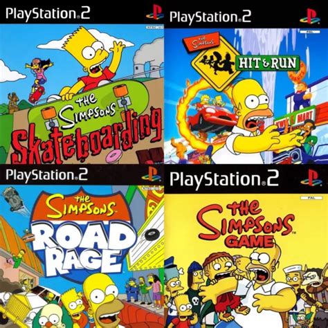 THE SIMPSONS PLAYSTATION PS2 Retro Games - Choose Your Game ...