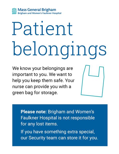 Departments Collaborate To Ensure Patient Belongings Remain Safe During