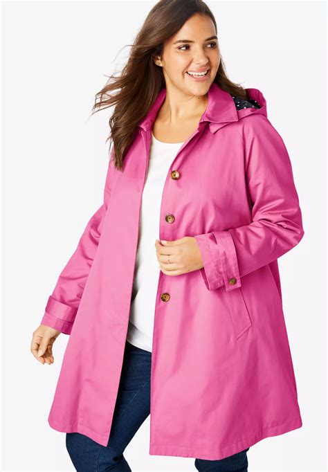 Plus Size Rain Trench Coat Dresses Images 2022