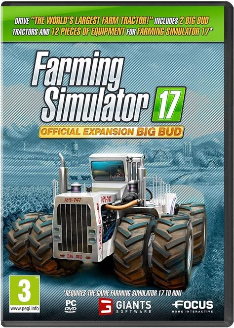 Jp Farming Simulator 17 Official Expansion Big Bud Pc Dvd