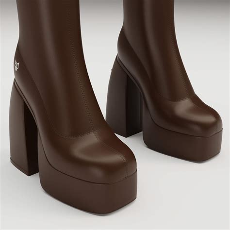 Naked Wolfe Boots Brown D Model By Yanadesval
