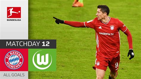 2x Lewandowski In Comeback Win Bayern München Vfl Wolfsburg 2 1