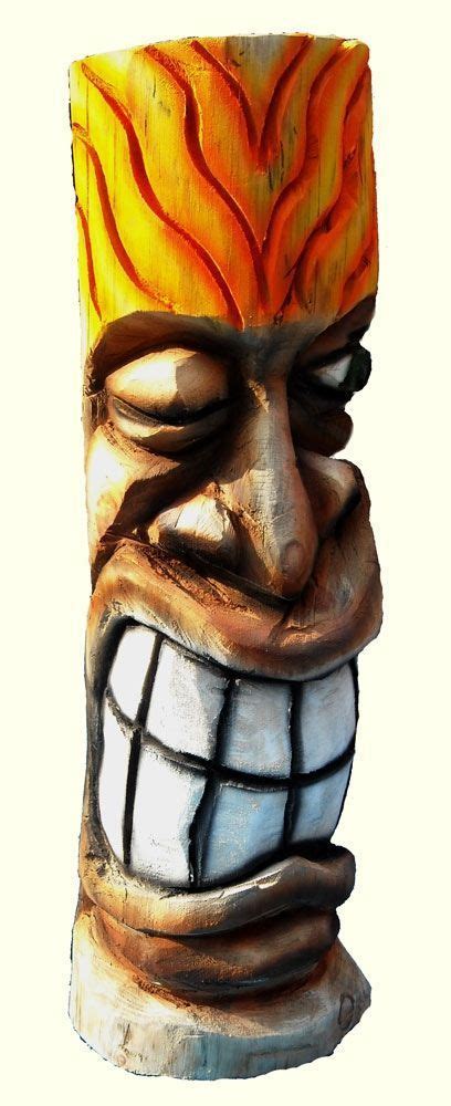 Custom Made Tiki And Totem Chainsaw Carvings Tiki Totem Chainsaw