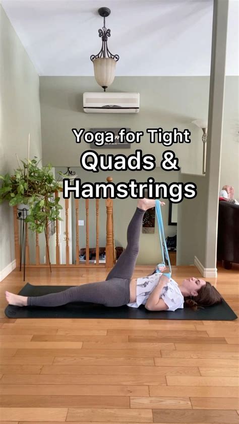 Stretches For Tight Hamstrings And Quads Video Yoga Tips Yoga For