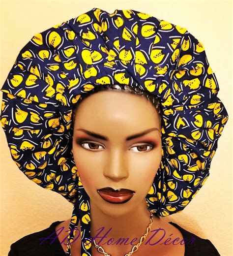 Ankara Print Bonnet Adjustable And Stylish