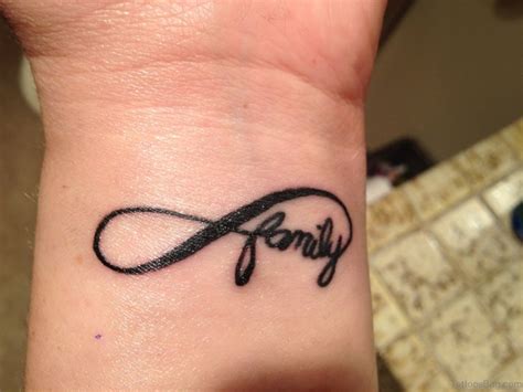 51 Pretty Family Wording Tattoos On Wrist - Tattoo Designs – TattoosBag.com