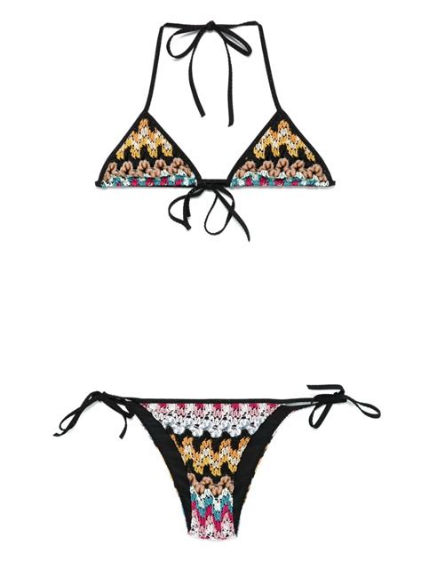 Missoni Crochet Knit Bikini Set Missoni
