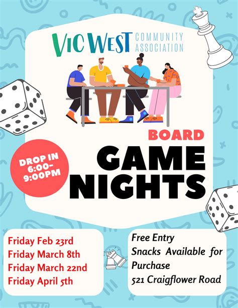 Board Game Night! - Victoria West Community Association