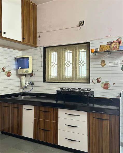 Modern Straight Wooden Modular Kitchen At Rs Sq Ft Wooden Modular