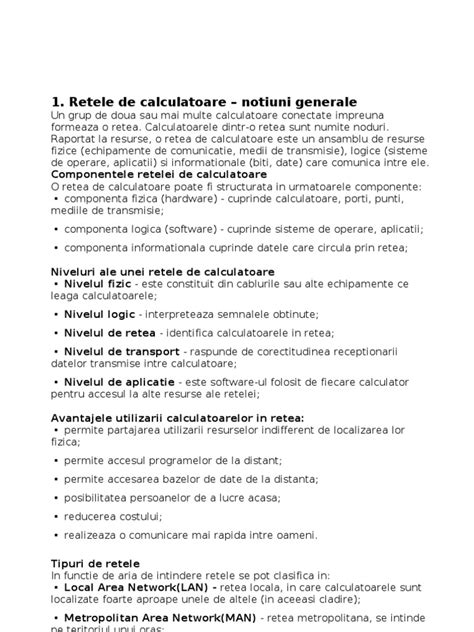 Pdf Crearea Unei Retele De Calculatoare Dokumen Tips